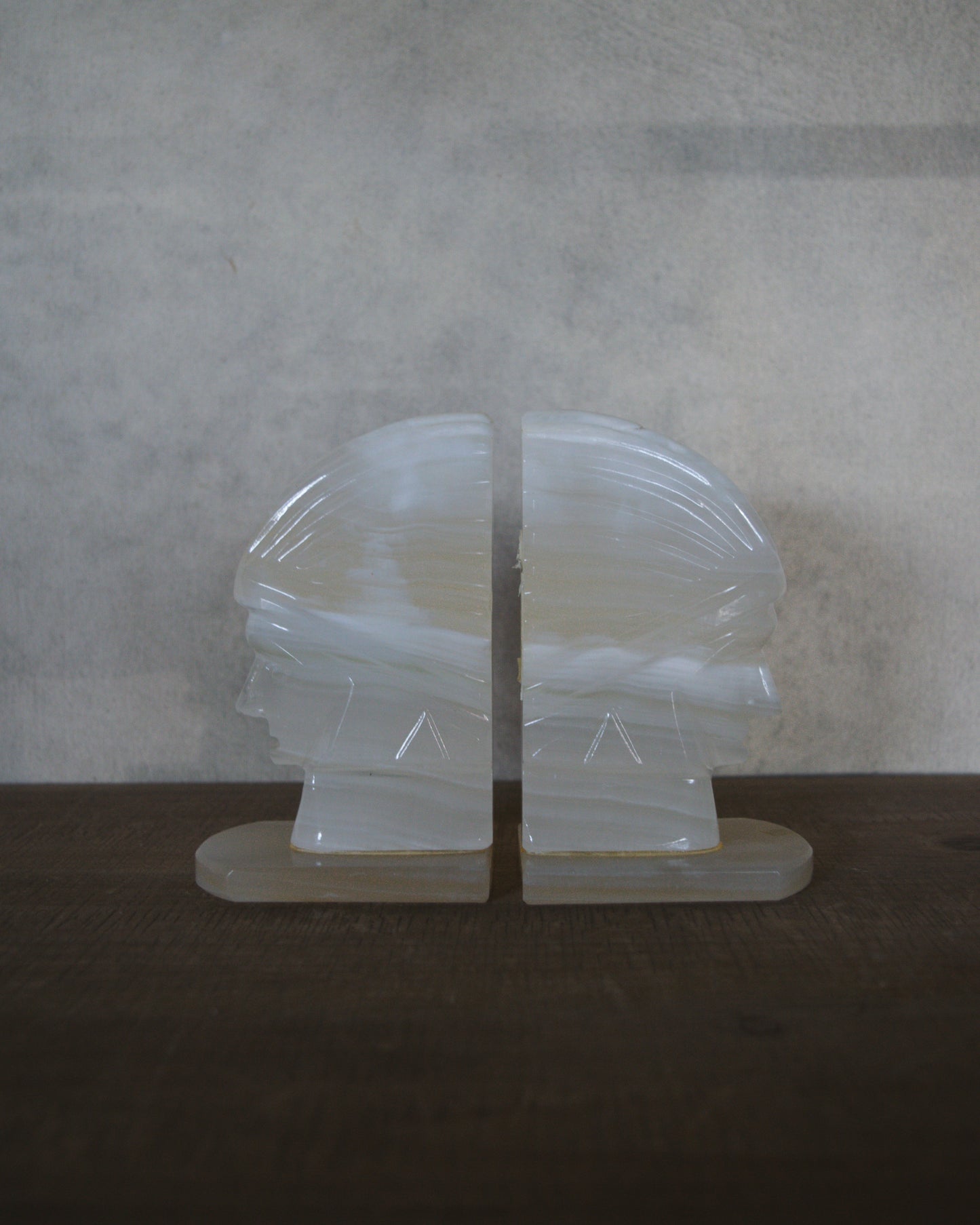 Onyx Native American Bookends