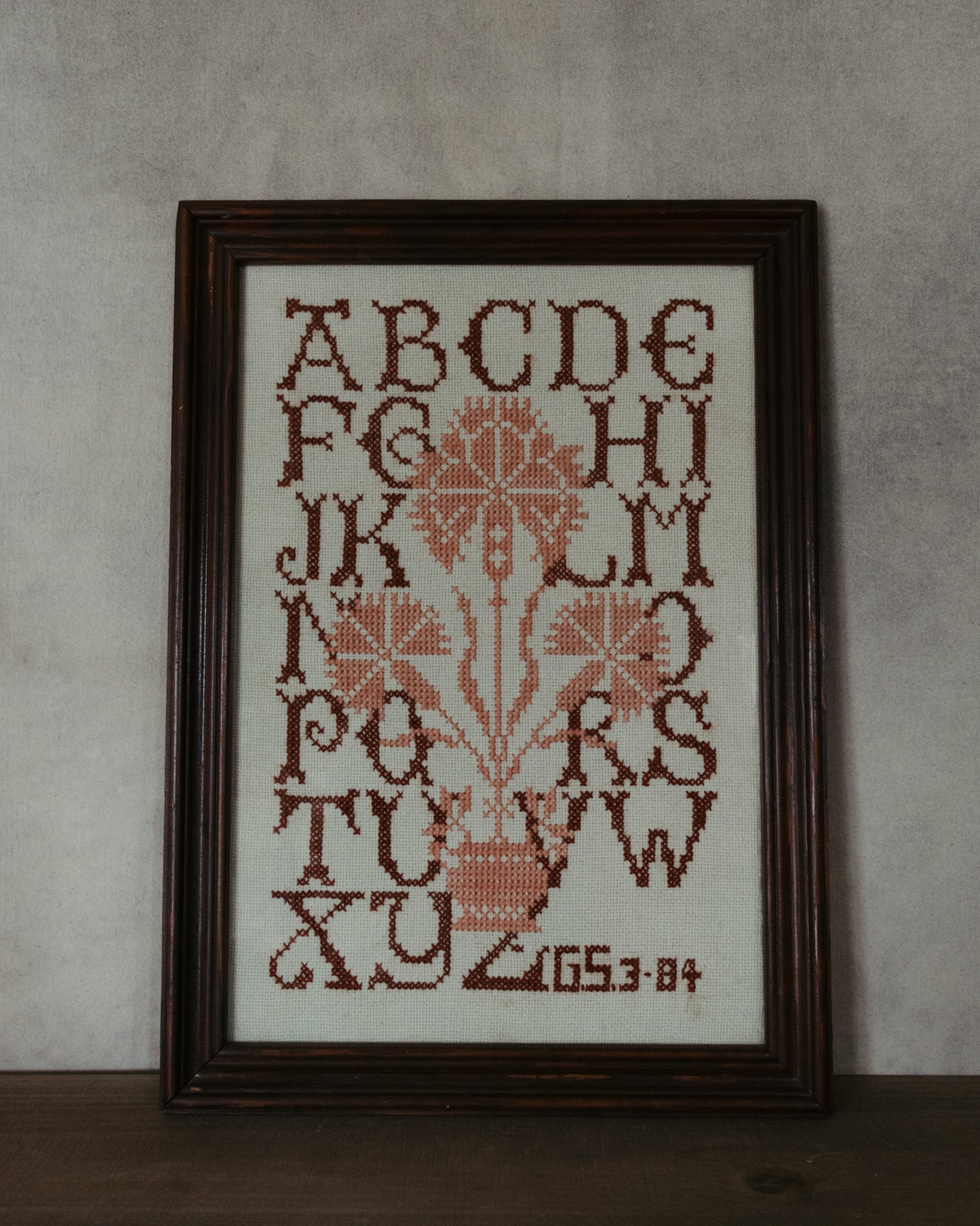 Vintage Alphabet Cross Stitch