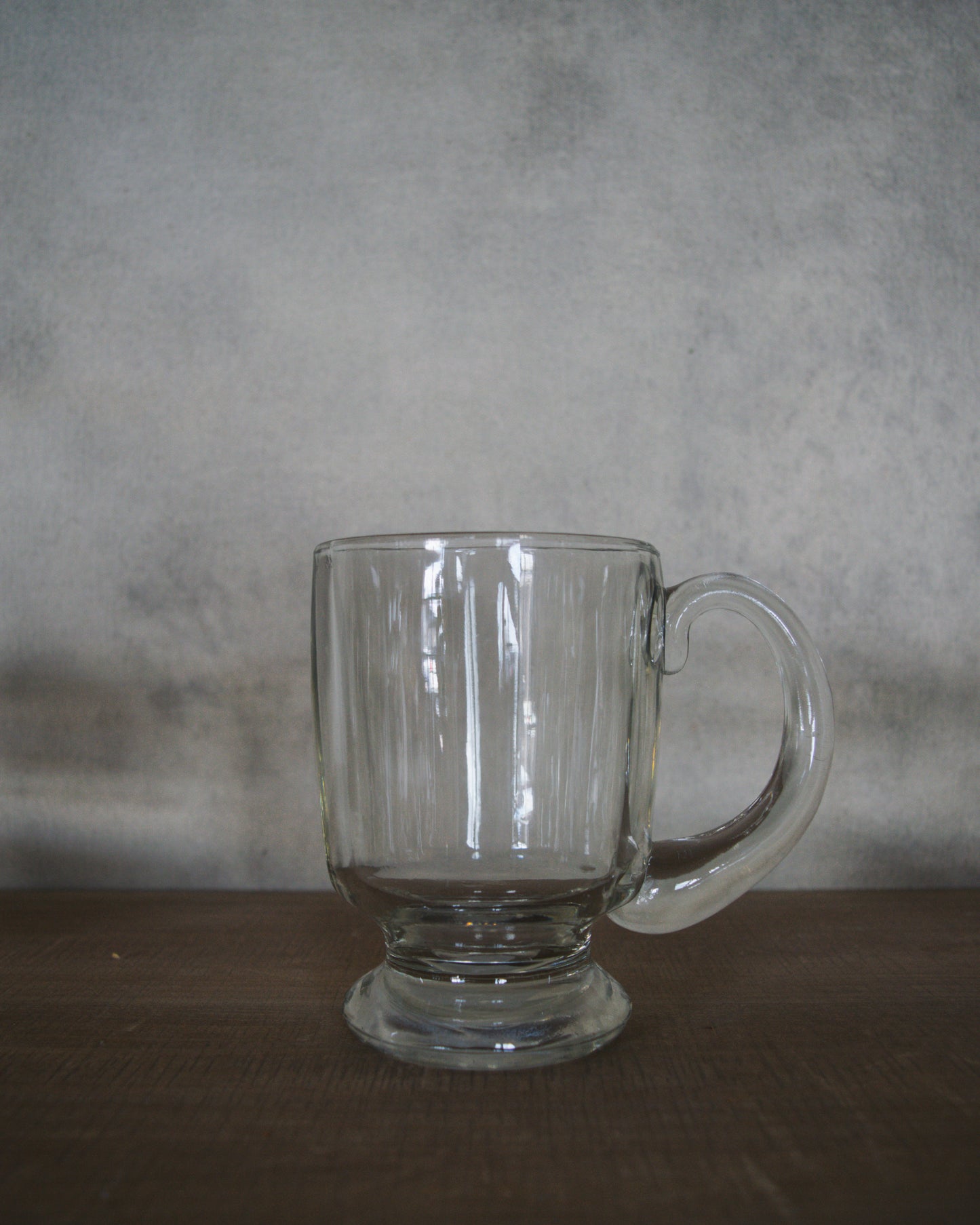Set of Five Heavy Duty Glass Mugs