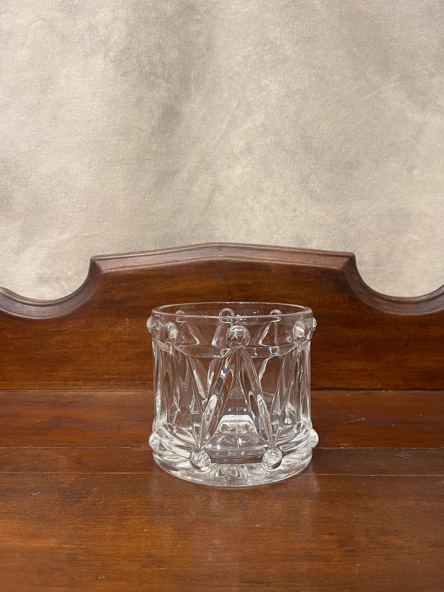 Vintage Glass Holiday Drum