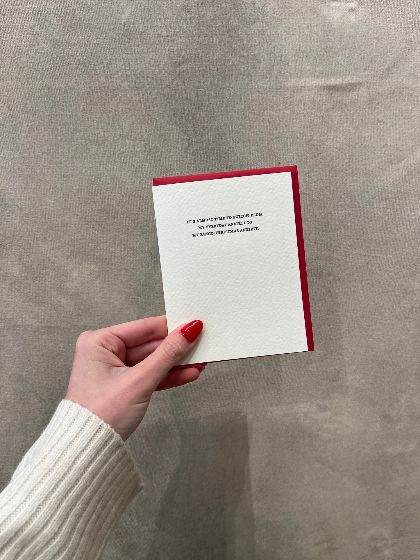 Christmas Anxiety Card