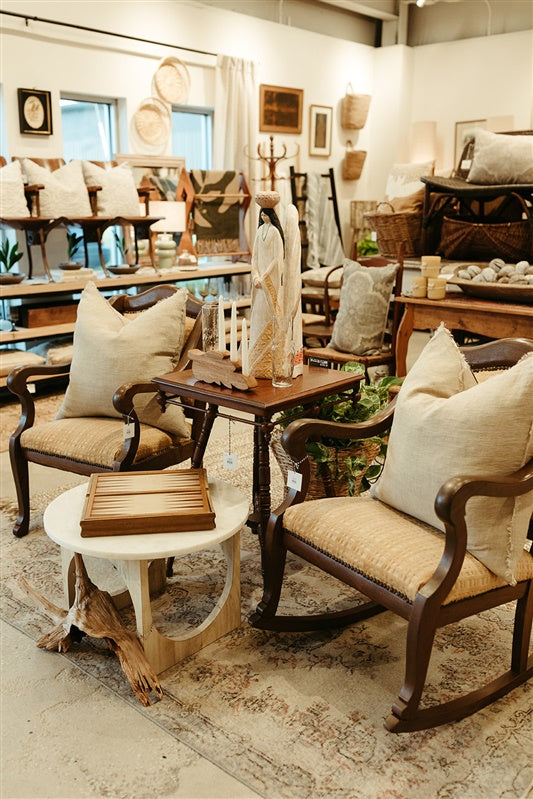 Beige Oushak Rug 4x7