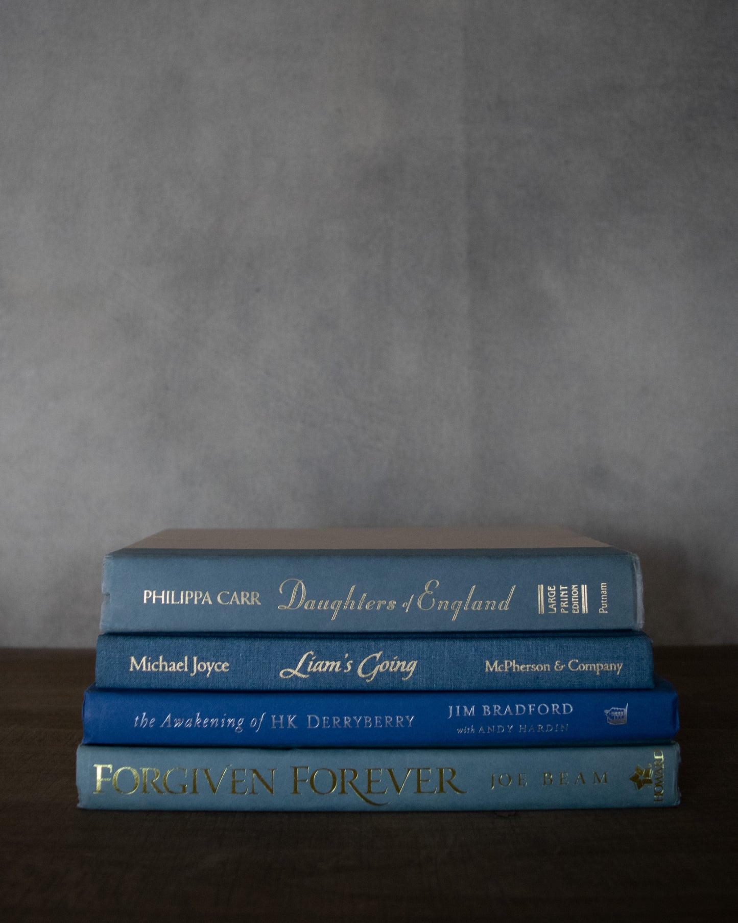 Vintage Blue Accent Book