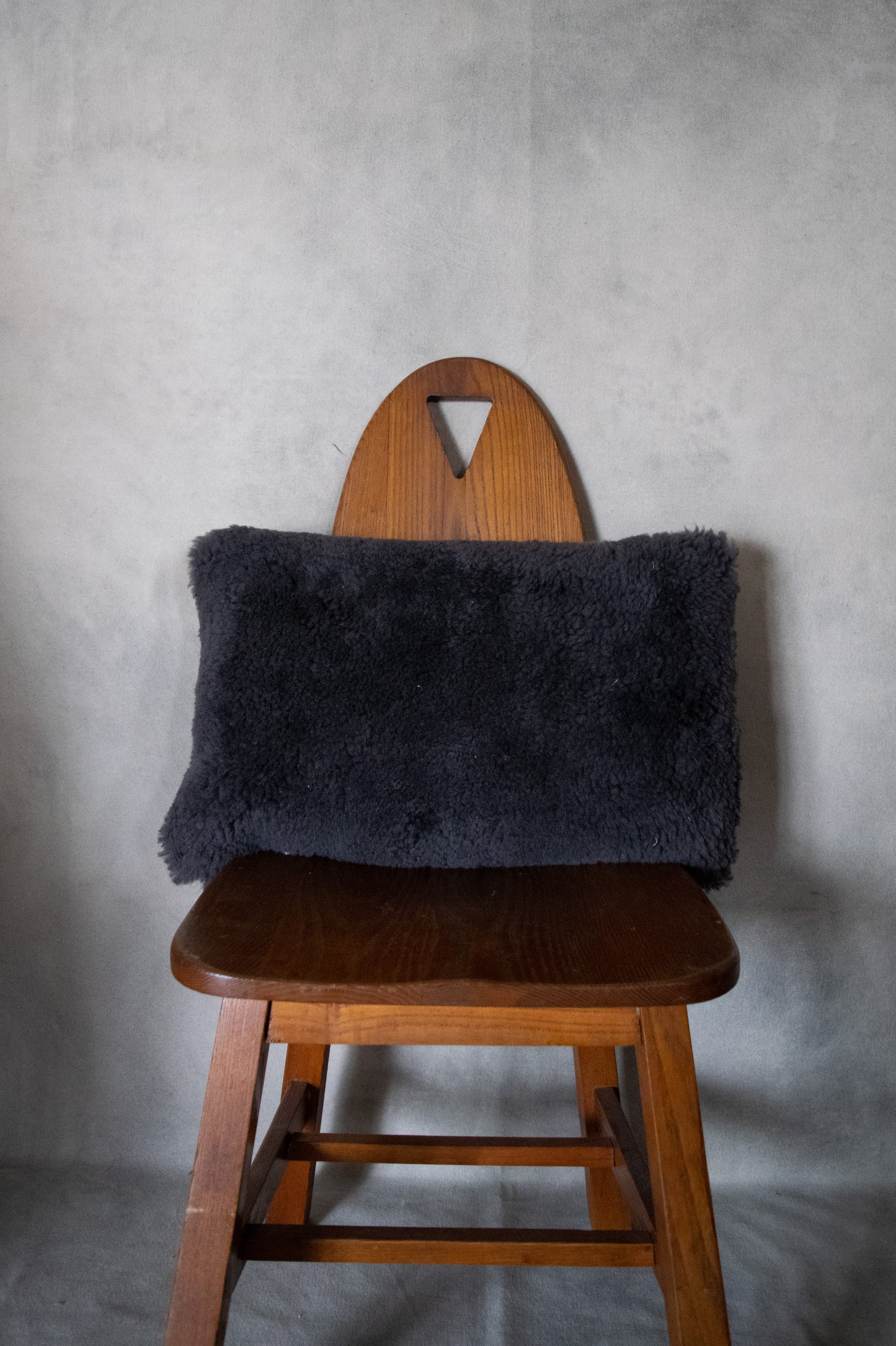 New Zeal & Lamb Fur Lumbar Pillow