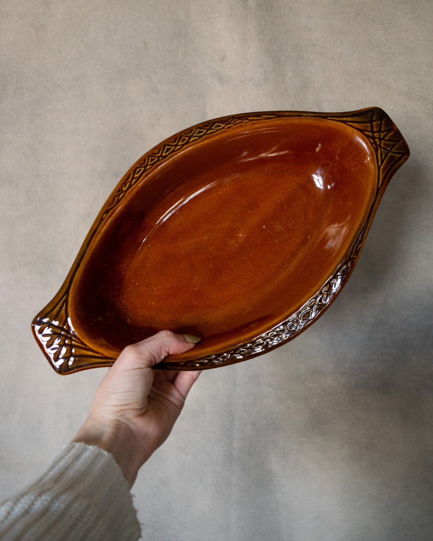 Vintage Brown McCoy Bowl