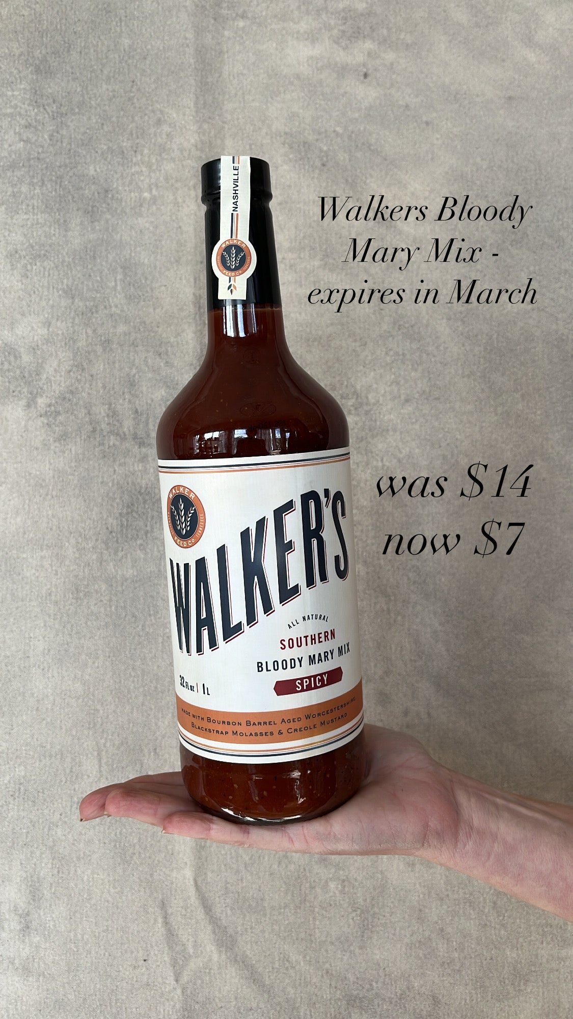 Walker's Large Southern Bloody Mary Mix