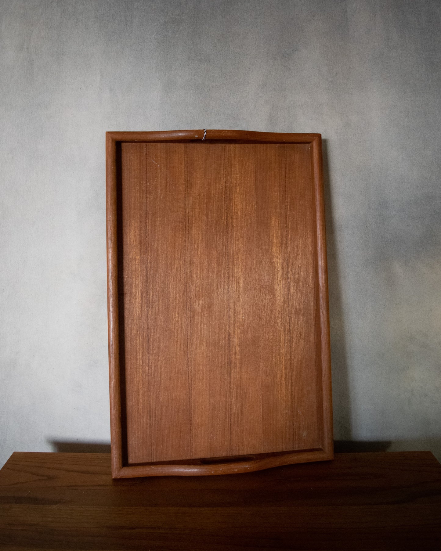 Vintage Wooden Tray with Handles