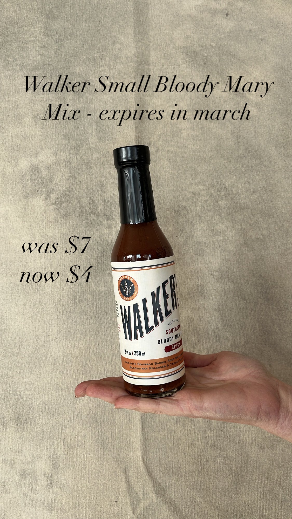 Walker's Small Southern Bloody Mary Mix