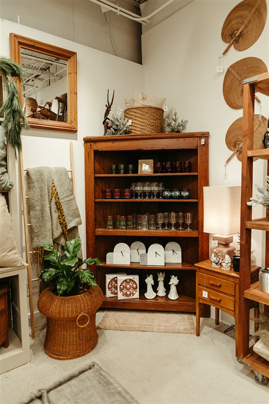 Vintage Extra Large Corner Shelf