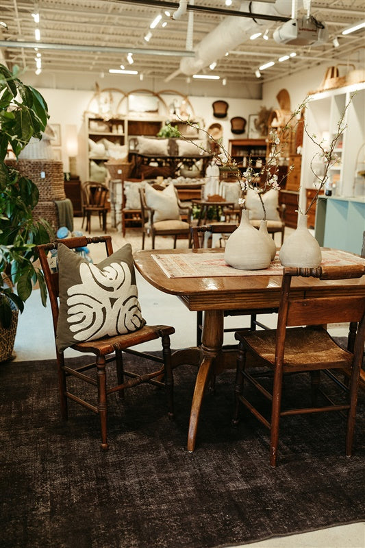 Arched Oak Dining Table