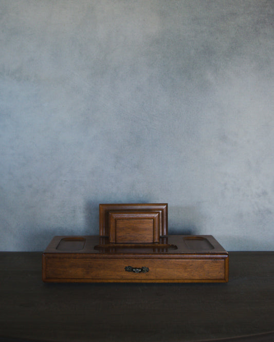 Vintage Wooden Dresser Desk Organizer