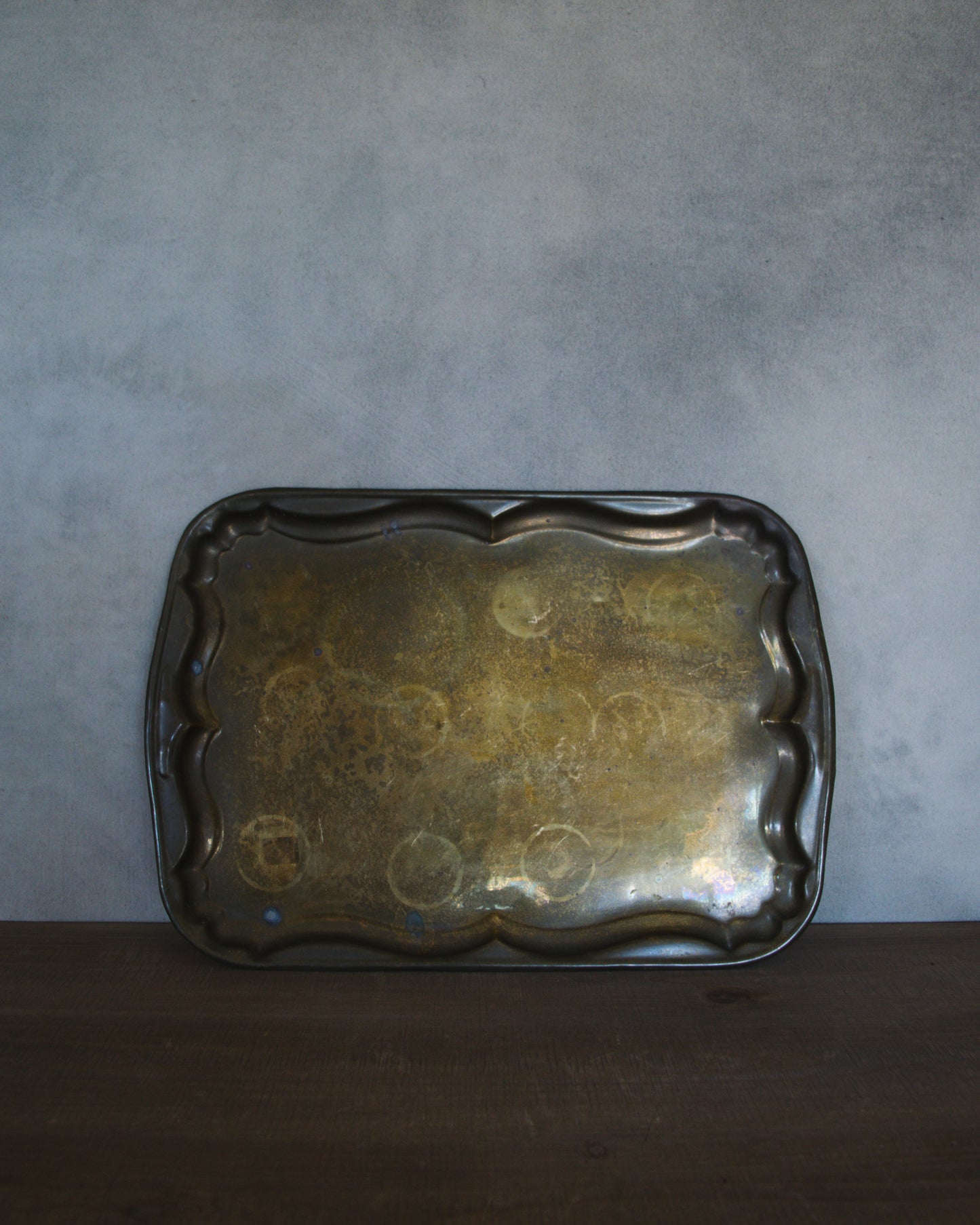 Vintage Large Brass Tray