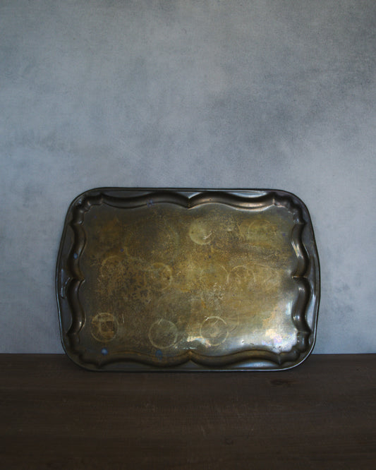 Vintage Large Brass Tray