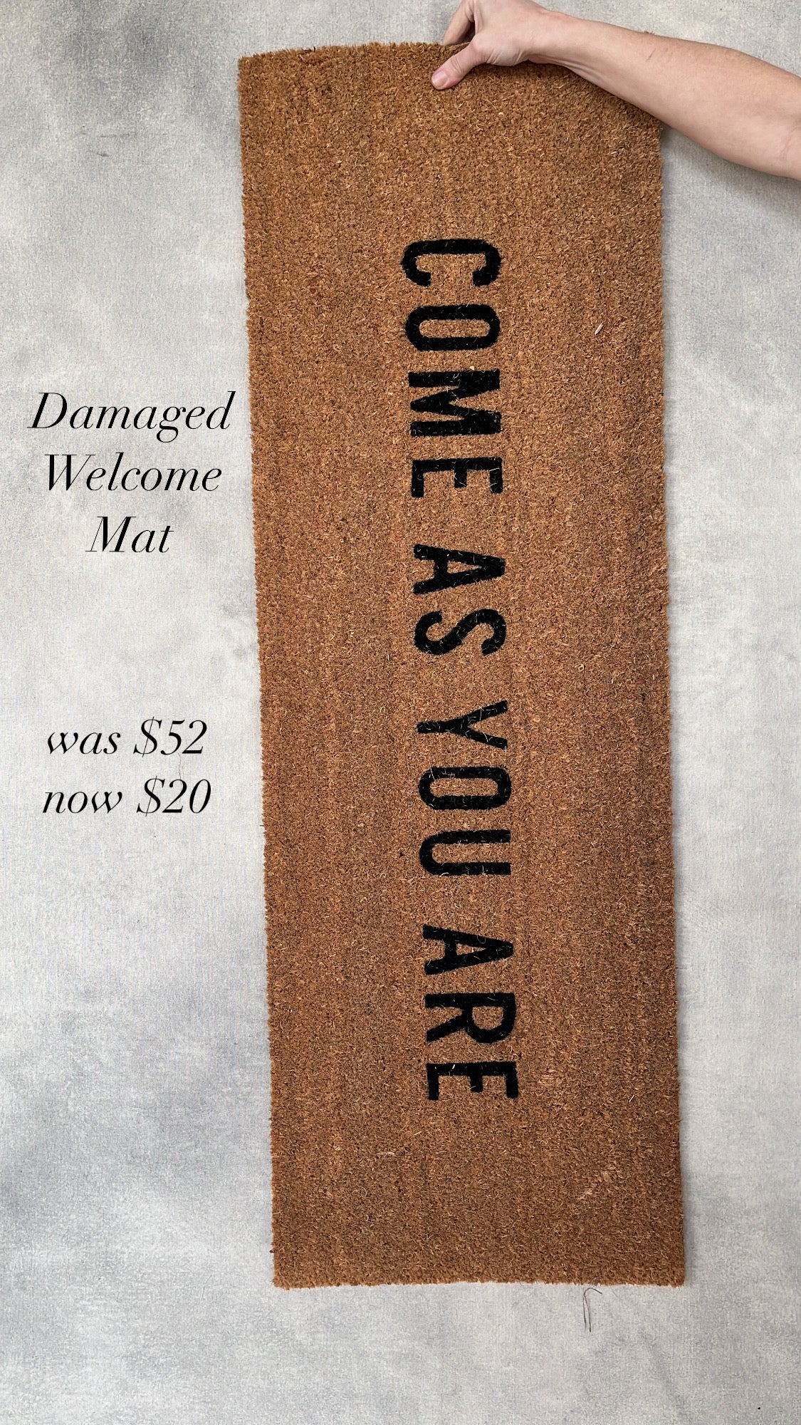 (Damaged) Come As You Are Rug